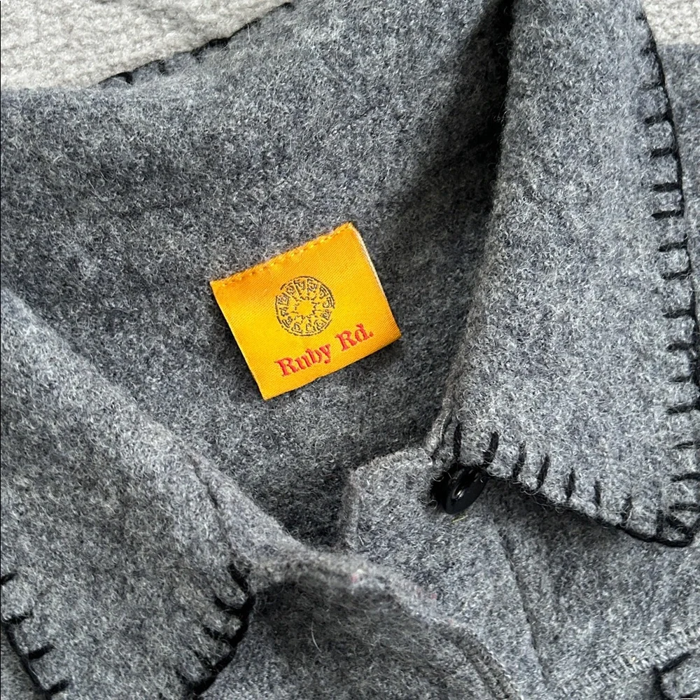 Ruby Rd. Gray Wool Jacket - Picture 3 of 7